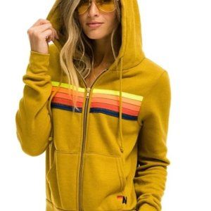 Aviator Nation 5-Stripe Hoodie NWOT